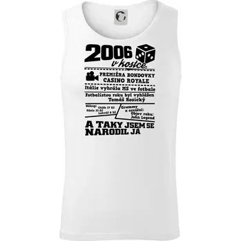 2006 v kostce - Tílko pánské Core - M ( Bílá )