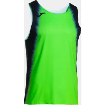 Dívčí tričko Pánské/Chlapecké sportovní tílko JOMA ELITE XI TANK TOP FLUOR GREEN NAVY Velikost: S, Barva: FLUOR GREEN