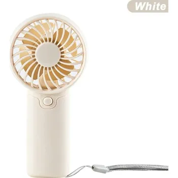 Domácí ventilátor Mini větrák do kapsy na cesty | ruční větrák, přenosný ventilátor - Bílý