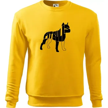 Pánská mikina Pit Bull Teriér - Mikina Essential pánská - M ( Žlutá )
