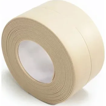 Lepicí páska Voděodolná těsnicí páska do kuchyně a koupelny | těsnicí páska, samolepicí páska - Béžový , 320x2,2cm