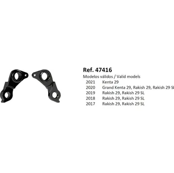 rám kola MMR patka rámu Rakish, Rakish SL, Kenta do 2021 viz popis