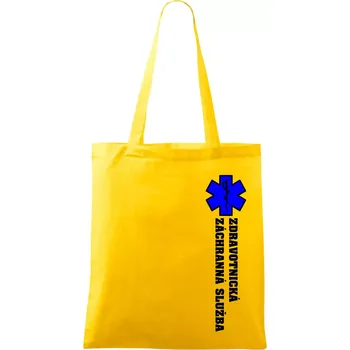Hvězda života - zdravotnická záchranná služba - Taška bavlněná - 42 x 38 cm ( Žlutá )
