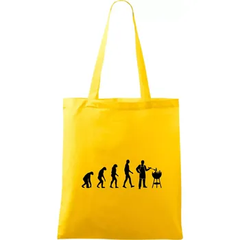Evoluce Grilování - Taška bavlněná - 42 x 38 cm ( Žlutá )