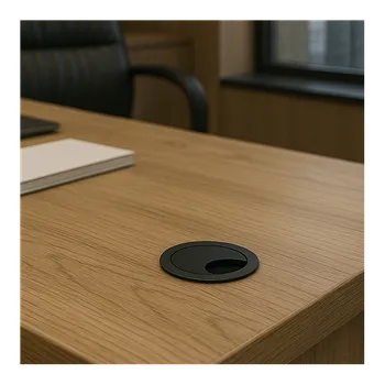 kabelová chránička Interex design Kabelová průchodka LINDA 60 / Černá matná