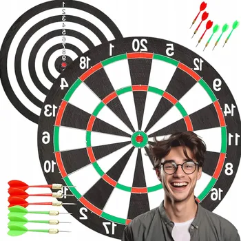 Terč na šipky ŠIPKOVÝ TERČ SIZALOVÝ SET TERČ 40 CM + 6 ŠIPEK