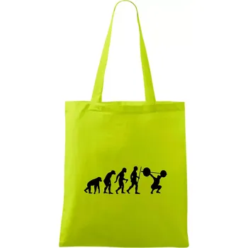Evolution fitness - Taška bavlněná - 42 x 38 cm ( Limetková )