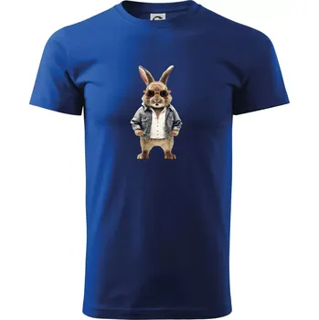 Králík v bundičce - Triko extra velké (5-8XL) - 6XL ( Královská modrá )