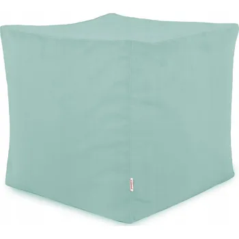 Taburet Taburet PLYŠOVÝ k sezení CUBO křeslo MINT