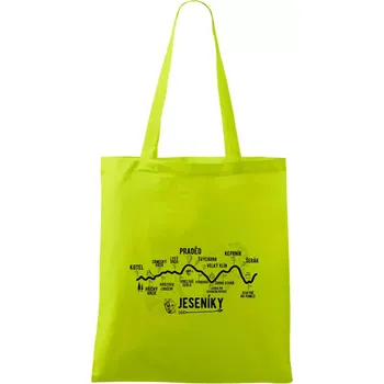 Profil Jeseníky - Taška bavlněná - 42 x 38 cm ( Limetková )
