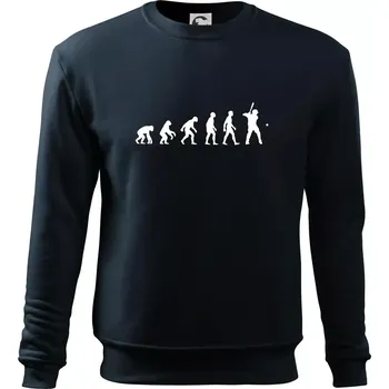 Evoluce baseball pálkař nápřah + míček - Mikina Essential dětská - 146 cm/10 let ( Námořní modrá (velmi tmavá - téměř černá) )