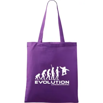 Evoluce longboard jump - Taška bavlněná - 42 x 38 cm ( Fialová )