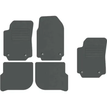 autokoberec Kobercové rohožky Edecor velurové 5 ks