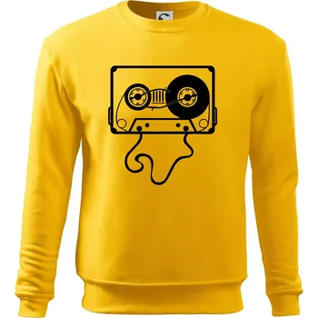 Pánská mikina Gramo kazeta - Mikina Essential pánská - XL ( Žlutá )
