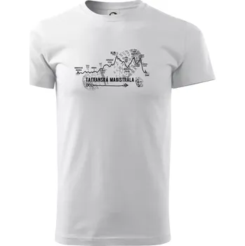 Profil Tatranská magistrála - Triko extra velké (5-8XL) - 6XL ( Bílá )