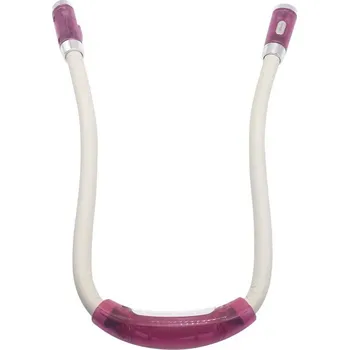 Svítilna Led čelová lampa na krk s kloubem | kempingová svítilna, čtecí lampa - Růžový