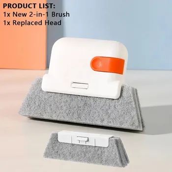 Vysavač na okno Čistič drážek oken rámů a dveří | čistič, kartáč - 05