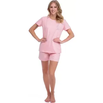 Dámské pyžamo 2538/36 - dámské pyžamo Ruko, XL, růžová