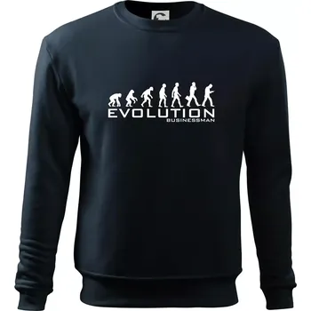 Chlapecké tričko Evoluce Businessman - Mikina Essential dětská - 158 cm/12 let ( Námořní modrá (téměř černá) )