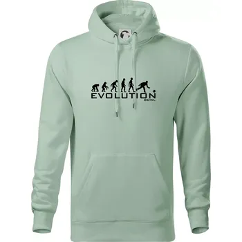 Pánská mikina Evolution Bowl - Mikina pánská Cape s kapucí - 5XL ( Sage )