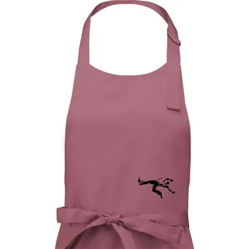 Kuchyňská zástěra Capoeira velký - Pánská zástěra na vaření - Univerzální velikost ( Starorůžová )