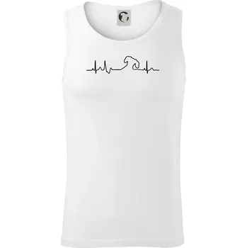Jezevčík EKG - Tílko pánské Core - S ( Bílá )