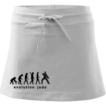 Dámská sukně Judo evoluce - úder - Sportovní sukně - two in one - S ( Bílá )