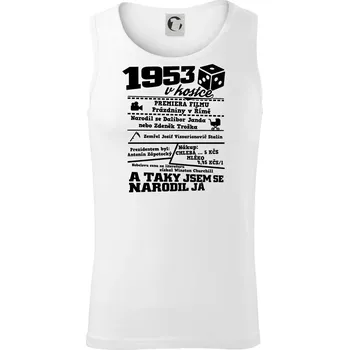 1953 v kostce - Tílko pánské Core - M ( Bílá )