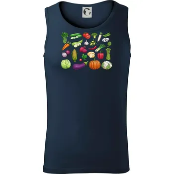 Zelenina ze zahrádky - Tílko pánské Core - 2XL ( Námořní modrá (velmi tmavá - téměř černá) )