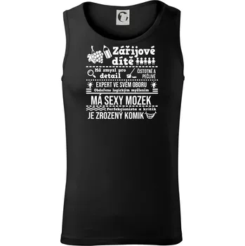 Narozeniny září - Tílko pánské Core - XL ( Černá )