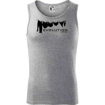 Evoluce spodního prádla - Tílko pánské Core - XL ( Tmavě šedý melír )