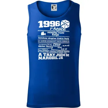 1996 v kostce - Tílko pánské Core - XL ( Královská modrá )