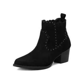 Pánské tenisky DeeZee Kovbojská obuv LR230702 Černá 41