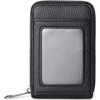 Peněženka Malá dámská peněženka na zip | peněženka, vizitkář - 1 ks černá
