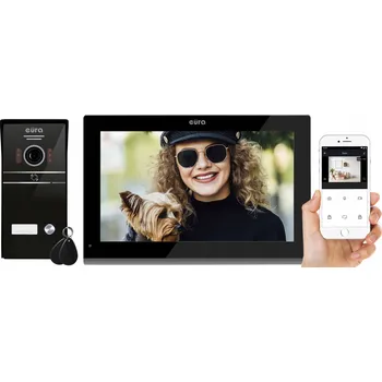 VIDEOVRÁTNÍK EURA VDP-98C5 černý, Wi-Fi, Tuya