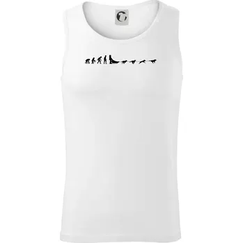 Pánské termoprádlo Evoluce psí spřežení - Tílko pánské Core - S ( Bílá )