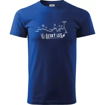 Pánské tričko Profil Český les - Triko extra velké (5-8XL) - 8XL ( Královská modrá )