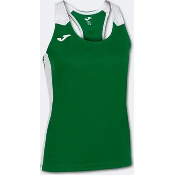 Dámské/Dívčí sportovní tílko JOMA RECORD II TANK TOP GREEN WHITE Velikost: 2XL, Barva: GREEN-WHITE