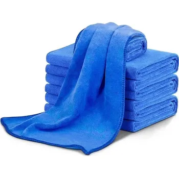 Utěrka Mikrovláknová utěrka na auto bez chloupků | utěrka, ručník - 30x30CM Modrá , 1 ks