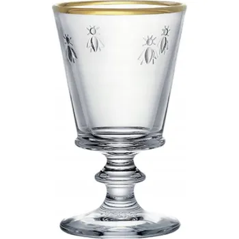 Sklenice Skleničky na bílé víno, skleničky červené víno, skleničky na vodu La Rochere Abeile bezbarvé 220ml 4 ks