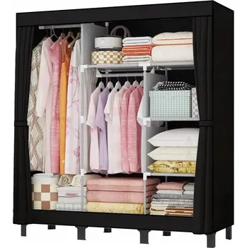 Šatní skříň LOEFME LOEFME 130 černá