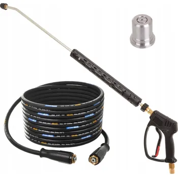 Příslušenství pro vysokotlaký čistič Pistole PA s nástavcem, hadicí DN8 15m a tryskou pro Karcher HD HDS Kranzle M22 250 Bar