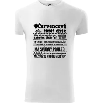 Pánské oblečení Narozeniny červenec - Viper FIT - Pánské zůžené tričko - L ( Bílá )