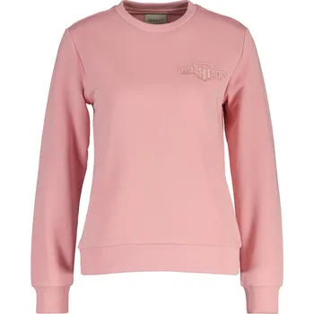 Dámská mikina MIKINA GANT REG TONAL SHIELD C-NECK SWEAT SUMMER ROSE