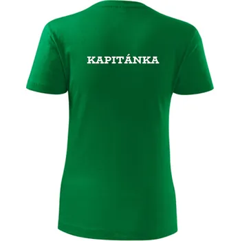 Dámské tričko Zelené dámské tričko kapitánka dámské - tričko na vodu - barva zelená - velikost M