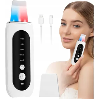 Elektrický čistič pleti BEZDRÁTOVÝ KAVITAČNÍ PEELING NA OBLIČEJ ULTRASONICKÝ 5 FUNKCÍ