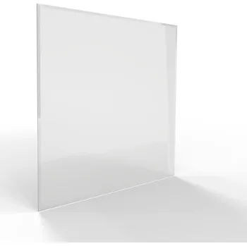 Krbová kamna HS FLAMINGO Sklo pod kamna - FLAMINGO Čtverec 1200x1200 mm, fazeta / 6 mm