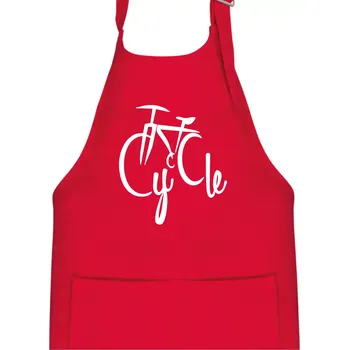 Kuchyňská zástěra Cycle kolo - Dětská zástěra na vaření - Univerzální velikost ( Červená )