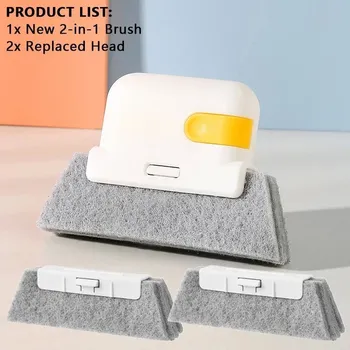 Vysavač na okno Čistič drážek oken rámů a dveří | čistič, kartáč - 09