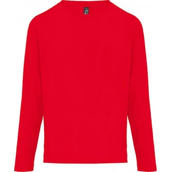 Dámské tričko Sol's Dámské tričko Monarch s dlouhým rukávem 100% bavlna Barva: červená, Velikost: XXL L04443